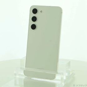 ソフマップ 〔中古品〕 Galaxy S23 256GB クリーム SCG19 au SIMフリー【297】