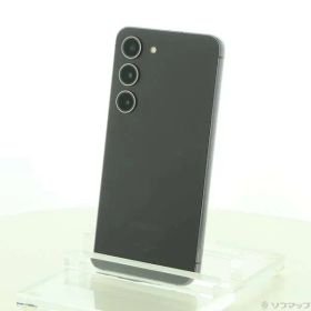 ソフマップ 〔中古品〕 Galaxy S23 256GB ファントムブラック SCG19 au SIMフリー【295】