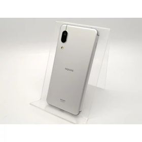 【中古】SHARP 楽天モバイル 【SIMフリー】 AQUOS sense3 lite シルバーホワイト SH-RM12【大須2】保証期間1ヶ月【ランクB】