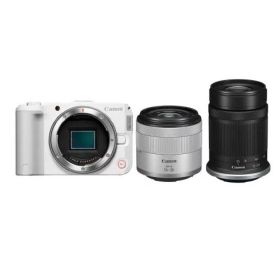 【2026年3月27日発売予定】 ＜キヤノン 春のキャッシュバック2026 対象＞ キヤノン(Canon） EOS R50 V ダブルズームキット ホワイト Vlog 動画撮影