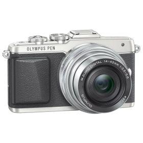【中古】【非常に良い】OLYMPUS ミラーレス一眼 PEN E-PL7 14-42mm EZレンズキット シルバー E-PL7 EZ LKIT SLV