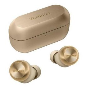 PANASONIC Technics EAH-AZ100-N シャンパンゴールド 完全ワイヤレスイヤホン (Bluetooth ノイズキャンセリング搭載)