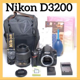 ✨軽量で女性におすすめ✨Nikon D3200✨シングルレンズ✨高画質✨おまけ多
