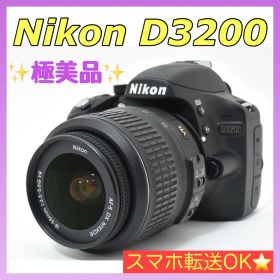 【極美品】スマホ転送OK！Nikon D3200 希少なショット数3902枚！