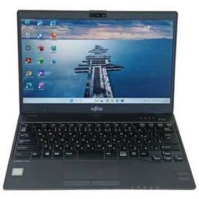 【驚速 FUJITSU U938/S i5-7300U 2.6GHz x4+8GB+M.2 SSD256GB 13.3インチワイドノートPC】Win11+Office2021/WEBカメラ A112201