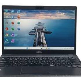 【驚速 FUJITSU U938/S i5-7300U 2.6GHz x4+8GB+M.2 SSD256GB 13.3インチワイドノートPC】Win11+Office2021/WEBカメラ A052311
