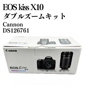 【美品】Canon EOS kiss X10ダブルズームキット DS126761 デジタルカメラ 動作確認済み
