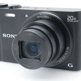 ★コンパクト×高性能！持ち運びラクラク☆ソニー DSC-WX300 ブラック★