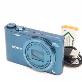 A+ (美品) SONY ソニー Cyber-shot DSC-WX300 ブルー 初期不良返品対応 22-122