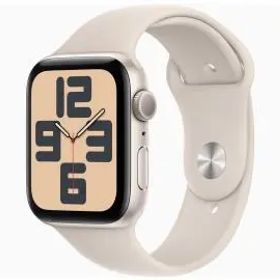 Apple Apple Watch SE2 44mm GPS スターライトアルミニウムケース/スターライトスポーツバンド(S/M) MRE43J/A