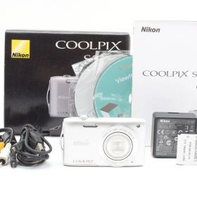 Nikon ニコン COOLPIX S3300 ホワイト 元箱 /2834 動作OK 返金保証