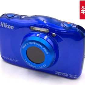 【中古】 【難あり品】 ニコン COOLPIX S33BL ブルー