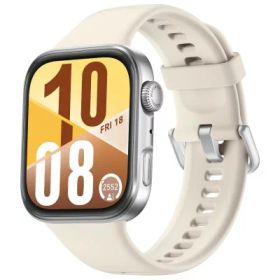 HUAWEI WATCH FIT 4 スマートウォッチ 薄型軽量 1.82インチ大画面 アウトドアに適した気圧計と測位システム 通知 フィットネス ヘルストラッカー 情緒測定 10日間ロングバッテリー iOS/Android ホワイト