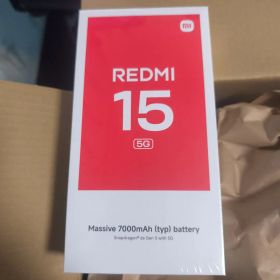 REDMI 15 5G 8ram 256gb black 本体