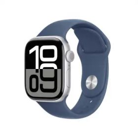 Apple Apple Watch Series10 42mm GPS シルバーアルミニウムケース/デニムスポーツバンド (S/M) MWWA3J/A