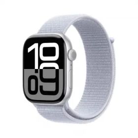 Apple Apple Watch Series10 46mm GPS シルバーアルミニウムケース/ブルークラウドスポーツループ MWWN3J/A