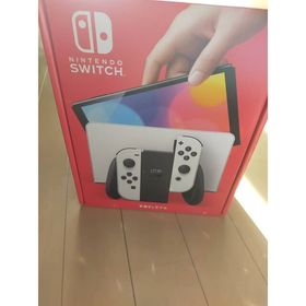 ニンテンドウ(任天堂)のNintendo Switch 有機ELモデル Joy-Con L / R ホワ(家庭用ゲーム機本体)
