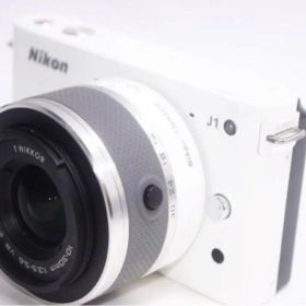 〓コンパクトミラーレス一眼〓ニコン NIKON 1 J1＋10-30 ホワイト