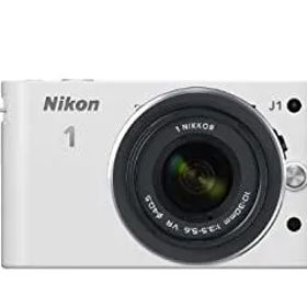 【中古-非常に良い】Nikon ミラーレス一眼カメラ Nikon 1 (ニコンワン) J1 (ジェイワン) 標準ズームレンズキット ホワイトN1 J1HLK WH