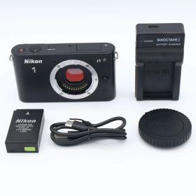 【シャッター回数：449回】Nikon ニコン ミラーレス一眼カメラ Nikon 1 (ニコンワン) J1 (ジェイワン) ボディ ブラック #260109_21006100