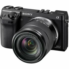 【中古】SONY ミラーレス一眼カメラ α NEX-7 ズームレンズキット ブラック NEX-7K