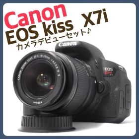 入学式 卒業式✨キャノン Kiss X7i✨一眼レフカメラ✨カメラデビューセット