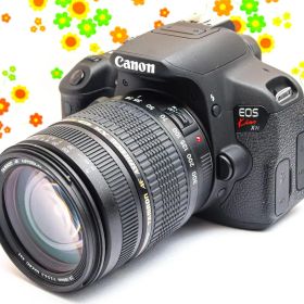 美品 キャノン Canon Kiss X7i☆高倍率レンズ付☆スマホに転送☆