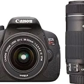 【中古】Canon デジタル一眼レフカメラ EOS Kiss X7i ダブルズームキット EF-S18-55 IS STM/EF-S55-250 IS STM付属 KISSX7I-WKIT