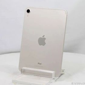 ソフマップ 〔中古品〕 iPad mini 第6世代 64GB スターライト MK8C3J／A SoftBankロック解除SIMフリー【352】