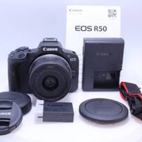 【3,000回 極美品】Canon EOS R50 標準ズームレンズキット(RF-S18-45) ブラック/APS-C/約375g EOSR50BK-1845ISSTMLK ミラーレス一眼カメラ