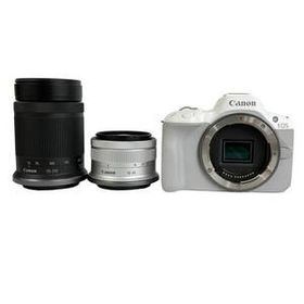 Canon キャノン EOS R50 RF-S18-45mm / RF-S55-210mm ダブルズームキット ミラーレス一眼カメラ 中古 Y10968354
