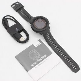 【美品】 GARMIN Instinct 2 Dual Power Graphite 010-02627-40 スマートウォッチ ガーミン インスティンクト 本体