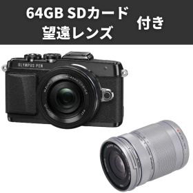 オリンパス E-PL7 ミラーレス 一眼カメラ 14-42mm 望遠レンズ付き