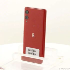 【中古】楽天 Rakuten Hand 5G 128GB クリムゾンレッド P780 楽天 SIMフリー 【348-ud】