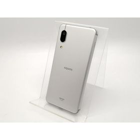 【中古】SHARP 楽天モバイル 【SIMフリー】 AQUOS sense3 lite シルバーホワイト SH-RM12【大須2】保証期間１ヶ月【ランクB】