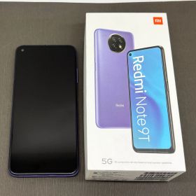 【ジャンク品】Redmi Note 9T 64GB パープル softbank -HI27-