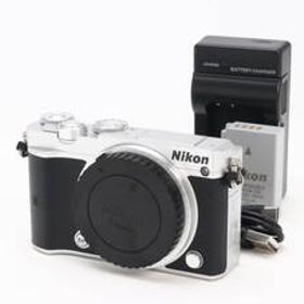 AB- (良品) Nikon ニコン 1 J5 ボディ シルバー シャッター回数1,040 初期不良返品対応 101-165