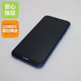 美品 SIMフリー HUAWEI P20 lite ブルー スマホ 即日発送 スマホ 白ロム HUAWEI 土日祝発送OK 06000