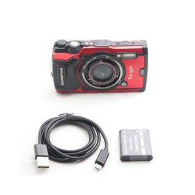 OLYMPUS デジタルカメラ Tough TG-5 レッド 1200万画素CMOS F2.0 15m 防水 100kgf耐荷重 GPS+電子コンパス&amp;内蔵Wi-Fi TG-5 RED