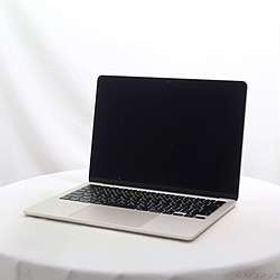 MacBook Air 13.6-inch Mid-2022 MLY13J／A Apple M2 8コアCPU_8コアGPU SSD256GB スターライト ［グラフィック：オンボード／JISキーボー