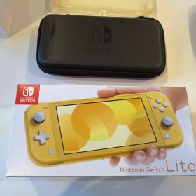 美品！Nintendo Switch Lite イエロー 本体 購入時フィルム