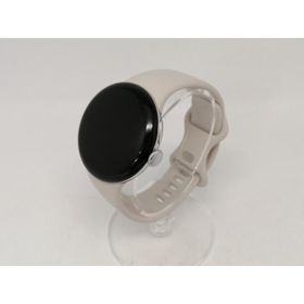 【中古】Google Pixel Watch4 LTEモデル 41mm Polished Silver アルミケース/Porcelain アクティブ バンド【川越クレアモール】保証期間１ヶ月【ランクB】