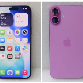 63-2 Apple iPhone16Plus 128GB 本体 日本国内販売モデル ピンク 本体 SIMフリー バッテリー容量93％【中古品】