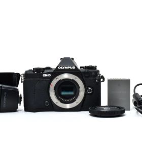 ★極上★ オリンパス OLYMPUS OM-D E-M5 Mark II ボディ ブラック 《ショット数4200回・バッテリー&ストロボ付》★完動品★ #04P65A512201