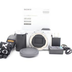 ソニー(SONY)のショット数5952！ SONY α6400 ボディ シルバー ミラーレス一眼(ミラーレス一眼)