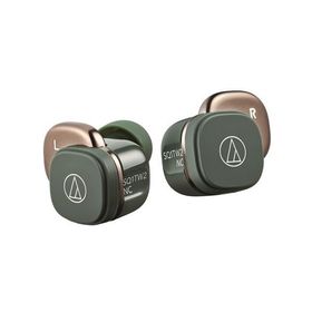 オーディオテクニカ ATH-SQ1TW2NC GR ワイヤレスヘッドホン アクティブノイズキャンセリング搭載 ワイヤレス充電対応 フォレストグリーン