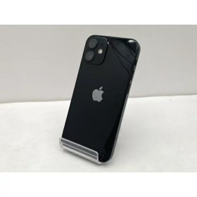 【中古】Apple UQmobile 【SIMロック解除済み】 iPhone 12 mini 64GB ブラック MGA03J/A【仙台イービーンズ】保証期間1ヶ月【ランクC】