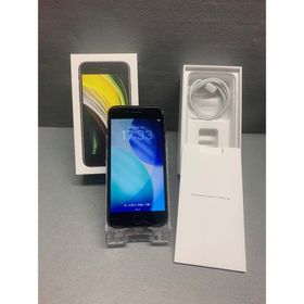 アイフォーン(iPhone)の美品 国内版 SIMフリー iPhoneSE 第2世代 128GB ブラック色(スマートフォン本体)