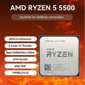 新品未使用 AMD Ryzen 5 5500 CPU