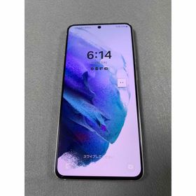 超美品 SIMフリー Galaxy S21 5G SC-51B ホワイト色(スマートフォン本体)